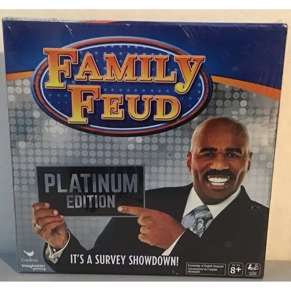 Family Feud Platinum Edition Board Game W/Steve Harvey Family Fun NEW SEALED